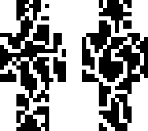 cracked black