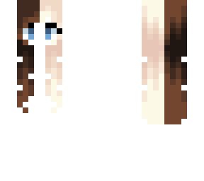 female hb - brown & blonde split