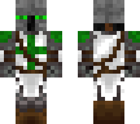 green enderman knight skin