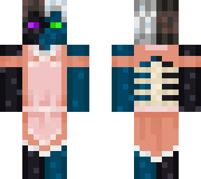 hybrid in a maid dress
