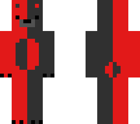 red and black bear