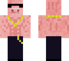 ripped pig with something big