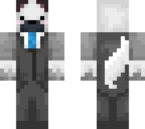 artic fox in a suit