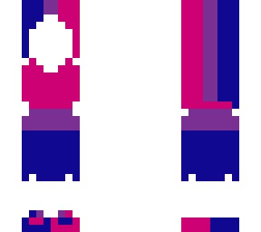 bi pride dress w bi pride hair