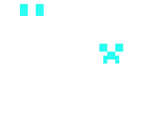 black neon man