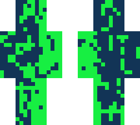 blue and green