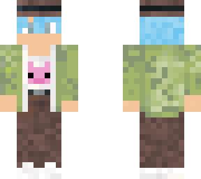 boy with pig *fixed skin*
