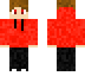Boy With Red Hoodie | Minecraft Skin
