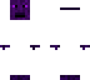 enderman mask and gloves and shoes