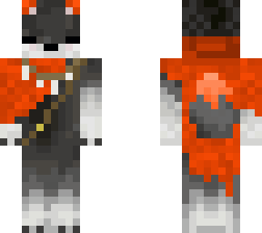 fox character but  darker orange