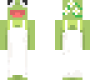 kermit white dress