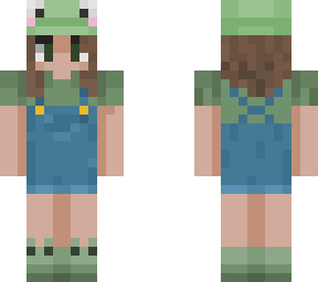 my frog skin but overalls