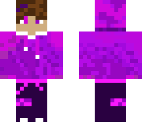 purple & magenta hoodie
