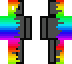 rainbow half gray and black (fixed)