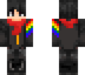 red scarf (pride)