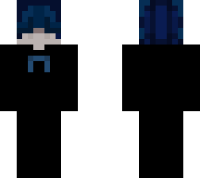 blue hair black