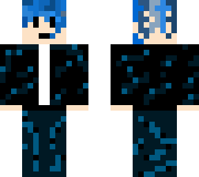 blue haired guy.