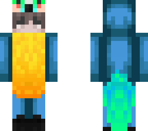 boy in a parrot onesie(not my face or onesie idea made it for a friend