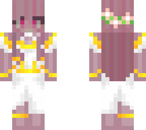 celeste with gold and white dreas
