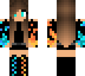 half fire and half water or ice