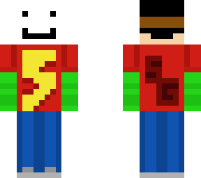 official skydude gaming skin (dream mask)