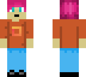 pink hair boy