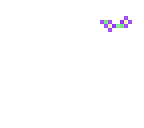 purple flower crown base