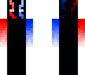 red and blue shadow gradient