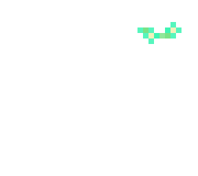teal flower crown base