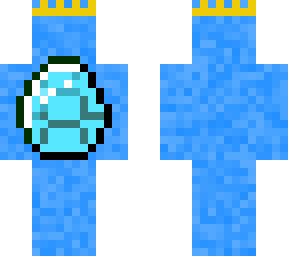 the diamond (with a crown (without outer layer))