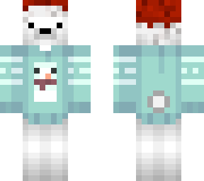 christmas polar bear