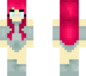 crimson haired girl