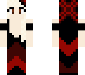 deep red geometric skin