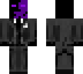 enderman con traje medio controlado