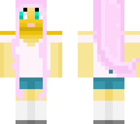 girl with lilac hair