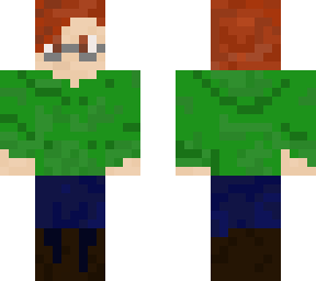 human caden with glasses