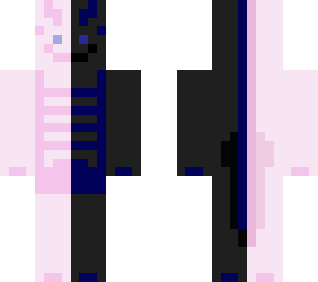 pink/black axolotl