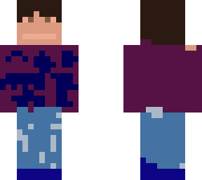 purple shirt guy