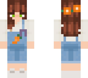 farmer girl with carrot