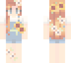 in a field of flowers -