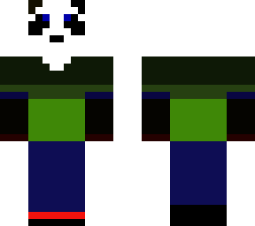 panda skin classic size