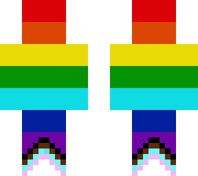 rainbow skin (pride theme)