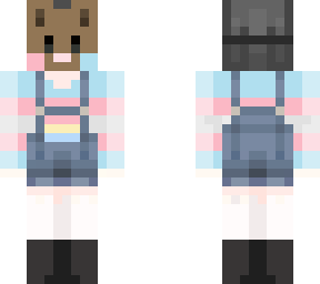 trans pride bear boy