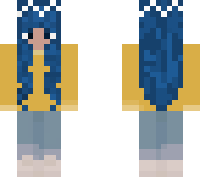 blue hair