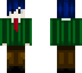 blue hair elf
