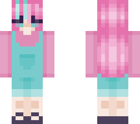 cotton candy overalls~