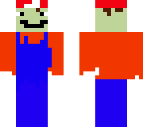 gabes first skin as mario