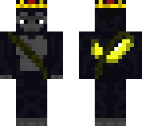 gorilla king with sash and aged crown