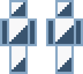 light blue and dark blue cross over