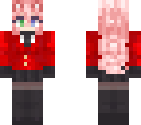 pink & red fox girl